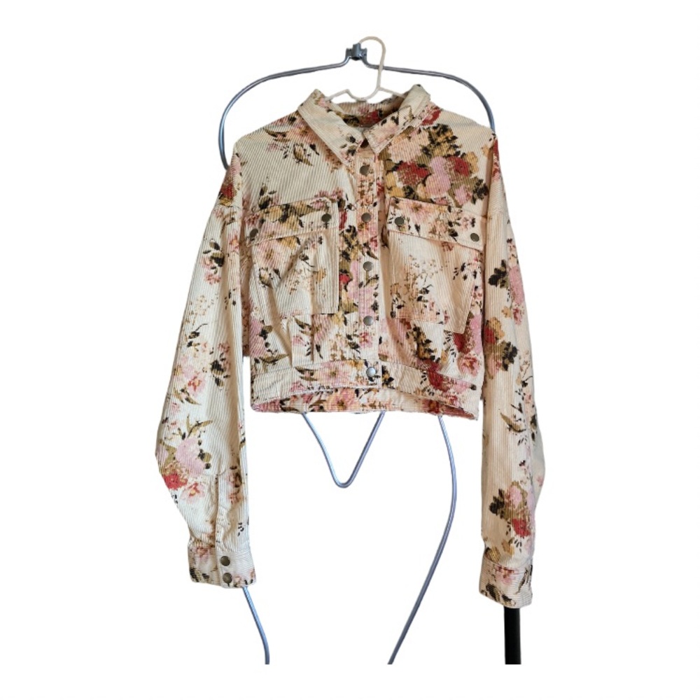 Free People Floral Jacket